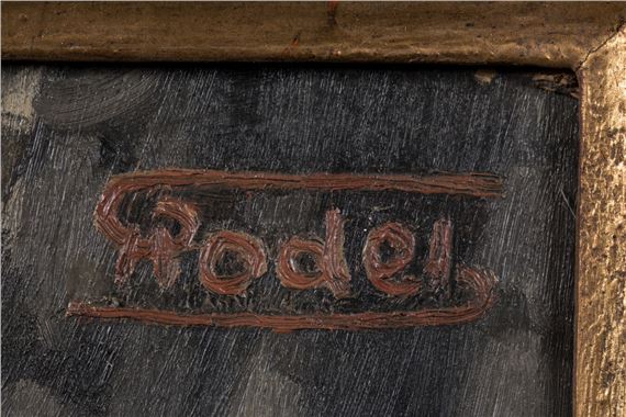 Alphonse Antoine RODET (1890-1975). España. Huile sur carton. Signé en haut à droite. Numéroté 3 sur une étiquette en by Alphonse Antoine Rodet