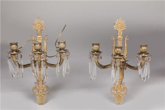 Royère Jean APPLIQUE 'PERSANE' À TROIS BRAS, LE MODÈLE CRÉÉ VERS (1953) Artwork