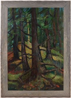 Dark Forest Landscape - Howard John Besnia