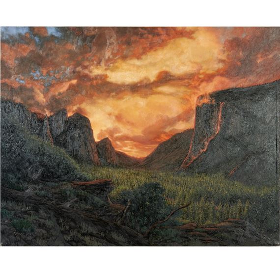 El Capitan Firefall by Bradley W. Giles, 2021