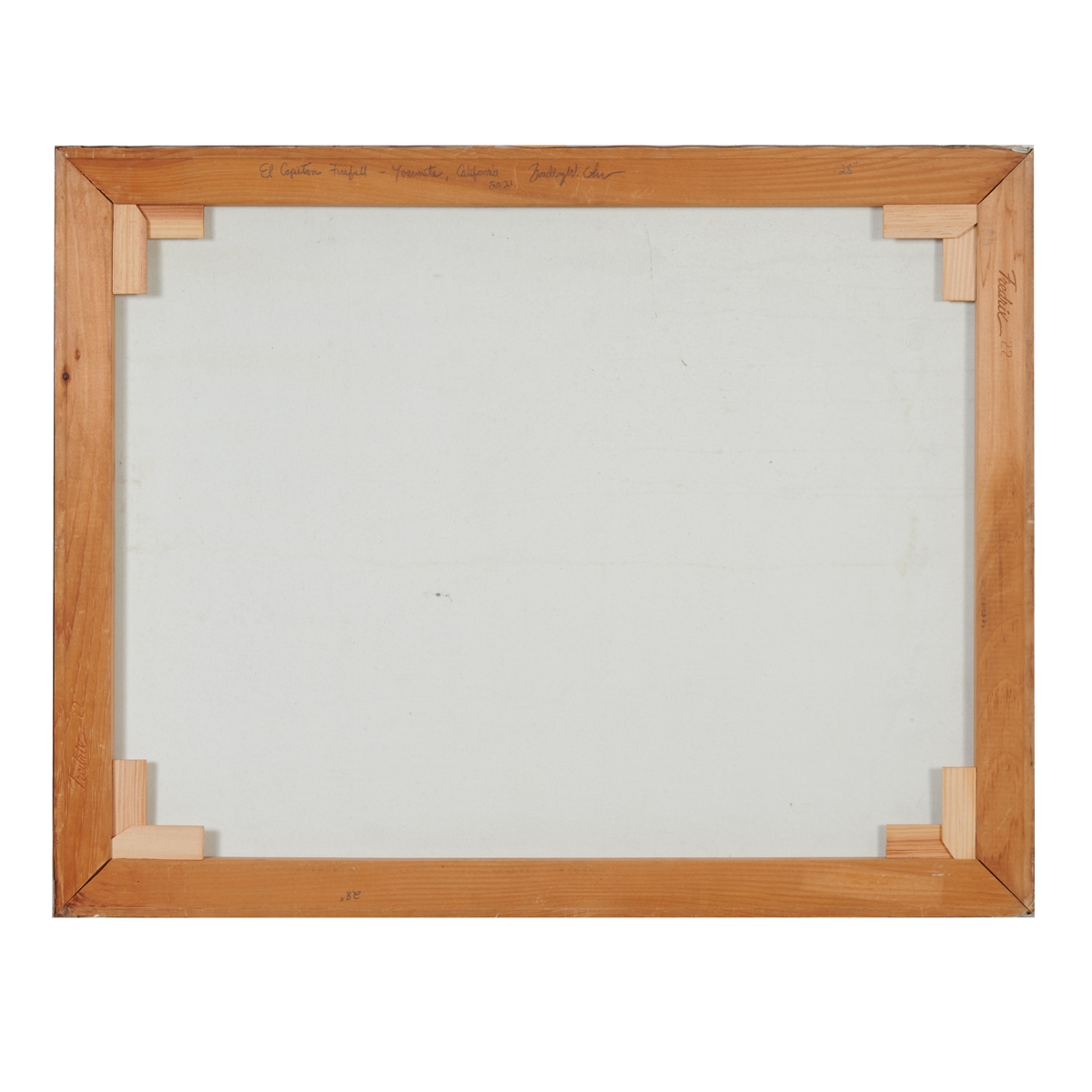 Artwork by Bradley W. Giles, El Capitan Firefall, Made of oil on canvas