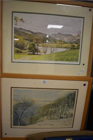 Local Interest - After Michael Revers (b.1947, American), coloured prints, Two illustrations - Michael Revers