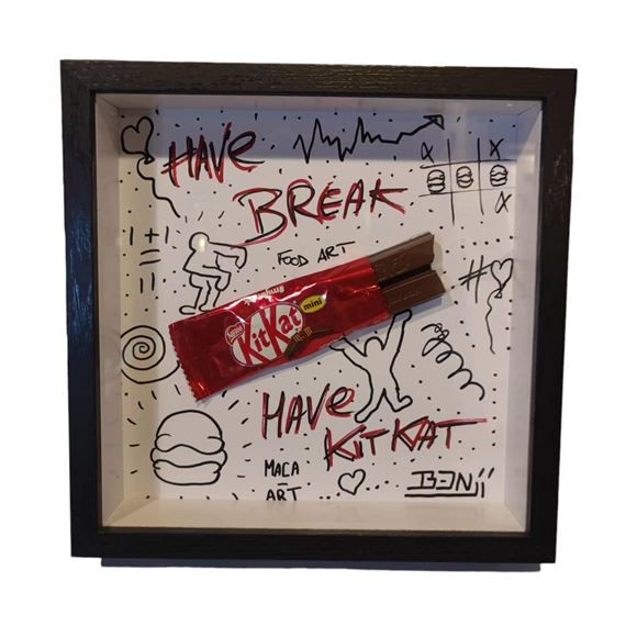 Have a break KEITH HARING by Benji Popart