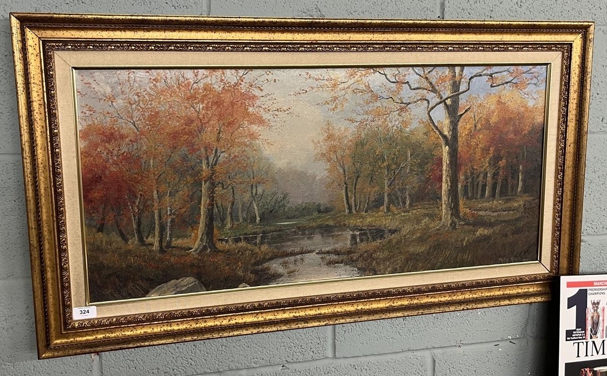 Philip Kilner | Oil on board landscape signed Philip Kilner 1970 in ...