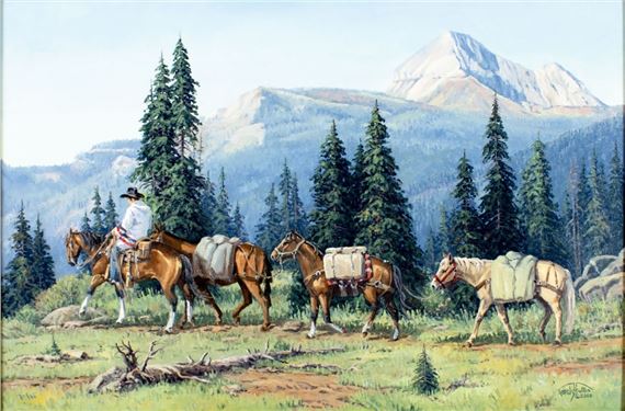 Randy Follis (NM,1939-2024) oil painting by Randy Follis