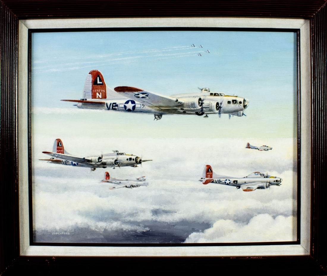 Artwork by Crockford (American, 20th Century), Crockford (US,20C) oil painting, Made of oil on canvas