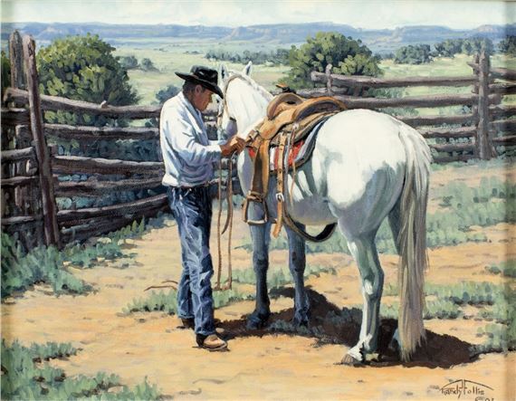 Randy Follis (NM,1939-2024) oil painting by Randy Follis