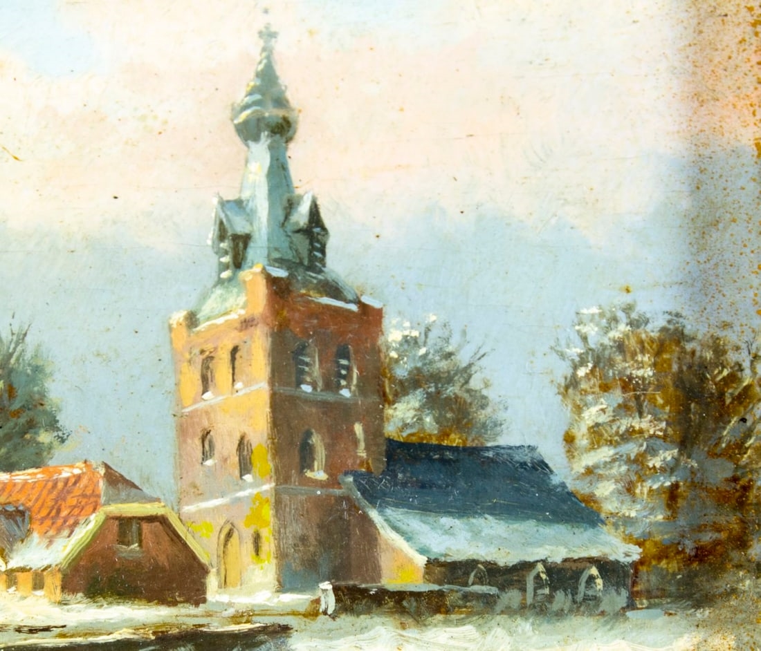 Artwork by W van Kampen, W Van Kampen (Dutch,early 20C) oil painting, Made of oil on board