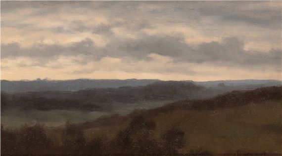 Wind River Country, Nebraska Territory by Albert Bierstadt, 1859