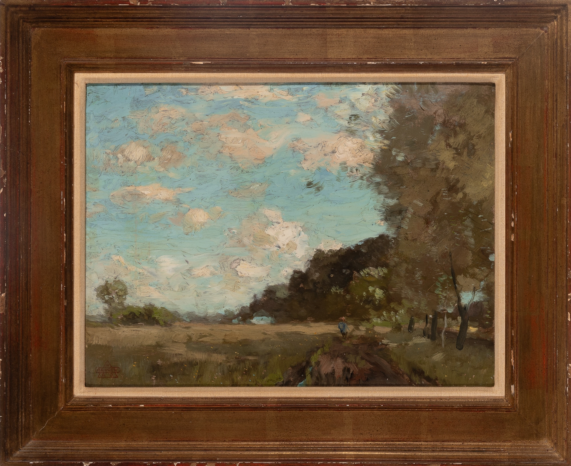 Henry Ward Ranger | Landscape with Figure | MutualArt