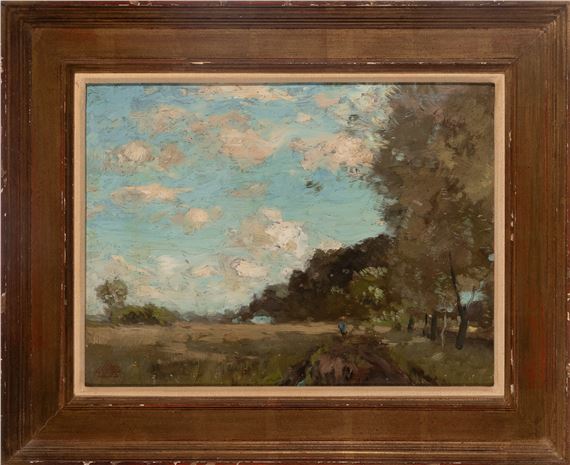 Henry Ward Ranger | Landscape with Figure | MutualArt
