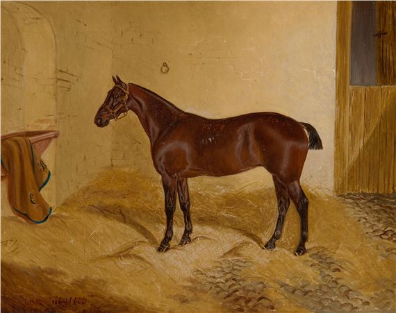 J. C. Partridge | Horse Portrait (1884) | MutualArt