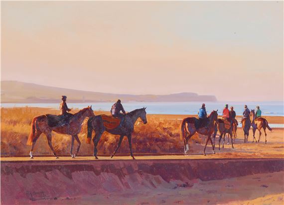 Morning Exercise Below the Heads of Ayr by Peter Smith