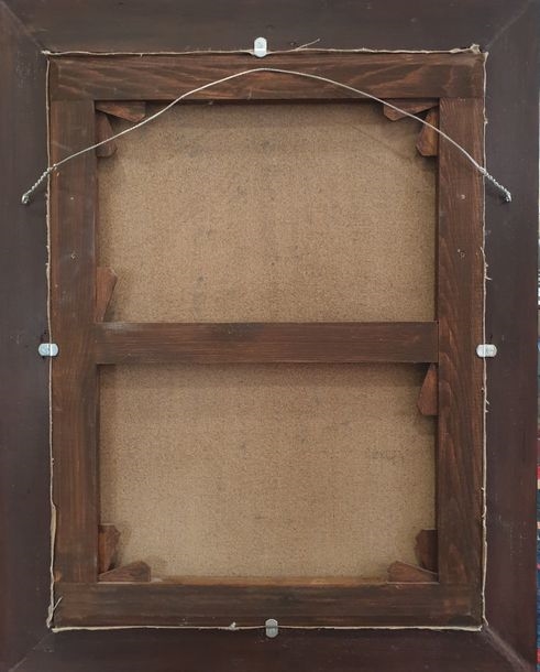 Artwork by Roger-Charles Halbique, Landscape with undergrowth, Made of Oil on canvas