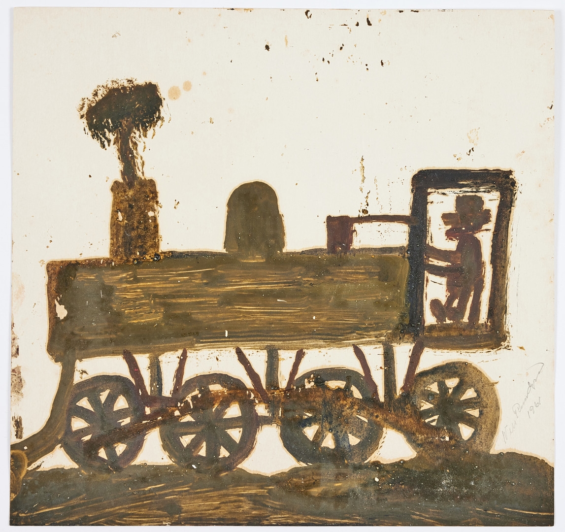 Artwork by Nils Rundgren, Untitled, Made of mixed media on paper