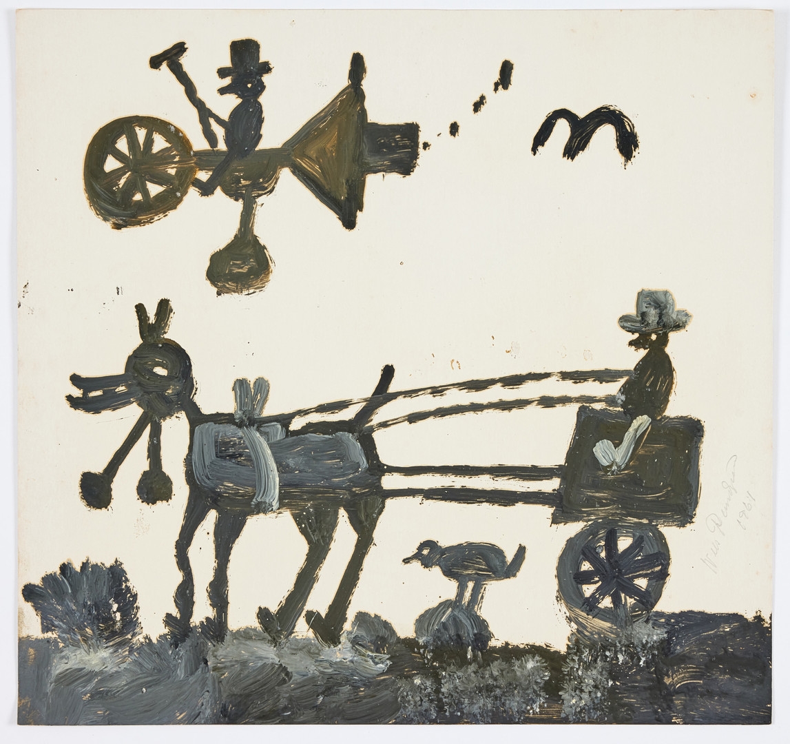 Artwork by Nils Rundgren, Untitled, Made of mixed media on paper