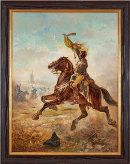 Anfallande ryttare - Nils Forsberg