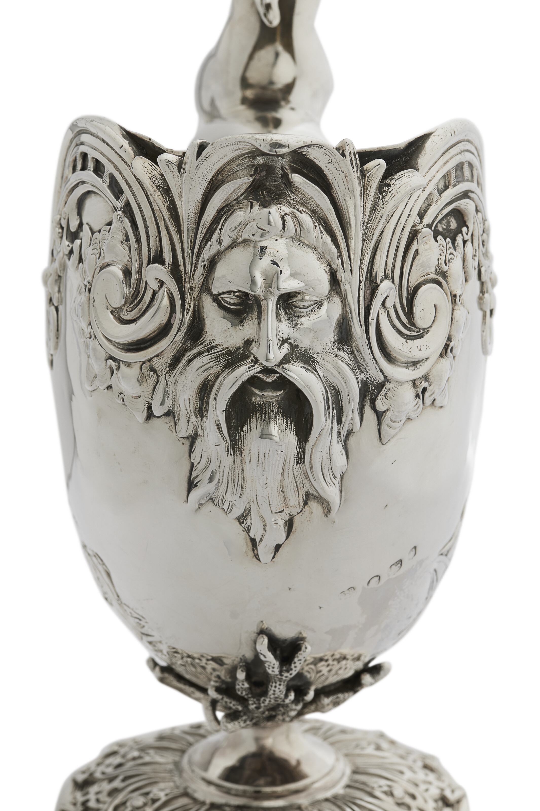 Artwork by John Barnard, Edward Barnard, COUPE NAUTILE EN ARGENT D'EPOQUE VICTORIENNE, Made of SILVER