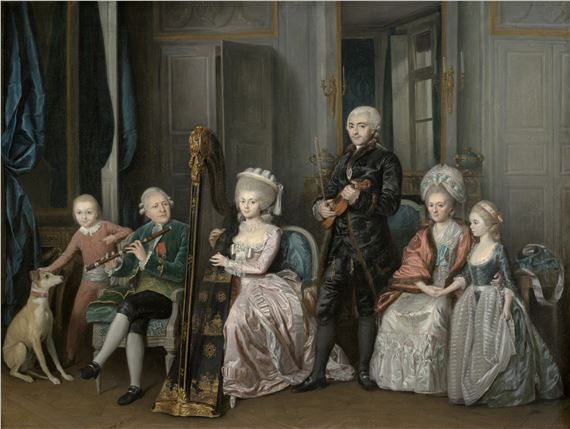 Jean François Garneray | Portrait de la famille de Louis-Philippe d