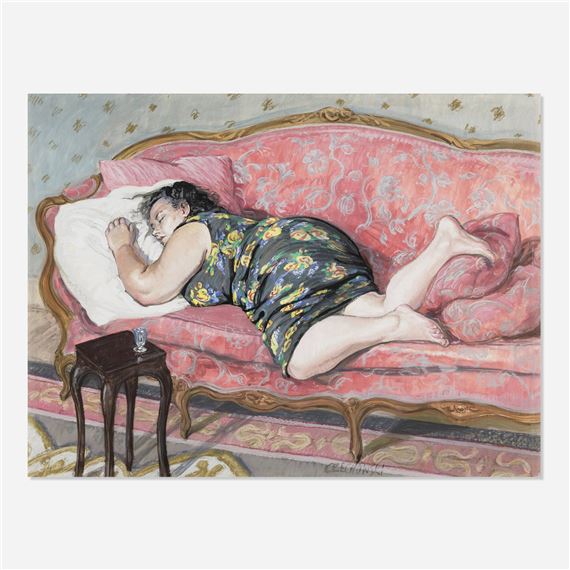 Lady Sleeping on Couch - Alicia Czechowski