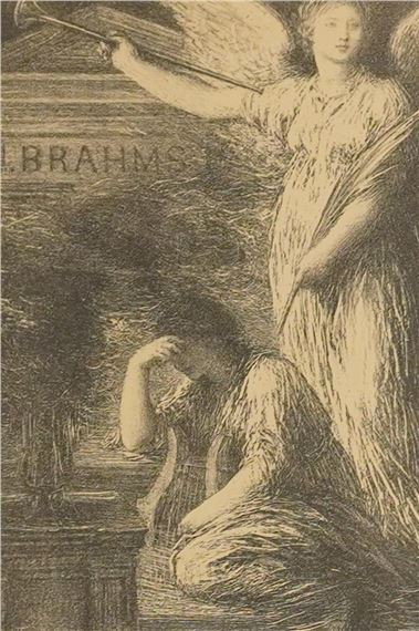 To J. Brahms by Henri Fantin-Latour
