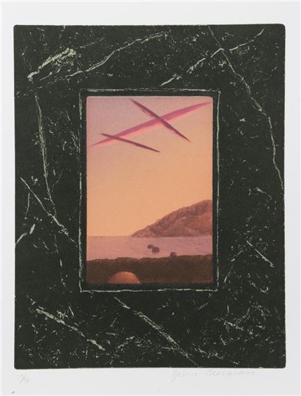 John Beerman | JOHN BEERMAN, CLOUDS OVER BAY, ETCHING | MutualArt