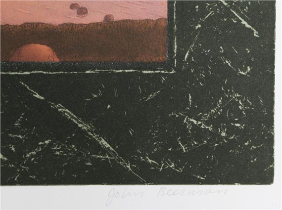 John Beerman | JOHN BEERMAN, CLOUDS OVER BAY, ETCHING | MutualArt