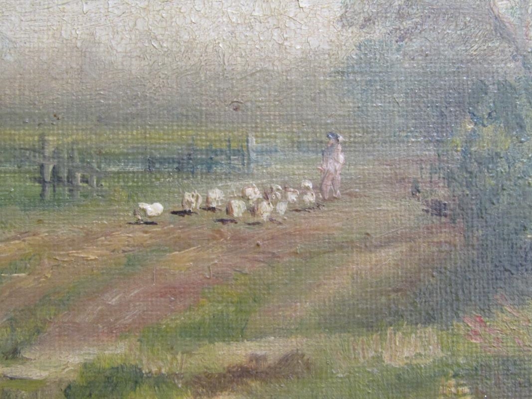 Charles Frederick Rump | Framed C F Rump oil on canvas with windmills ...