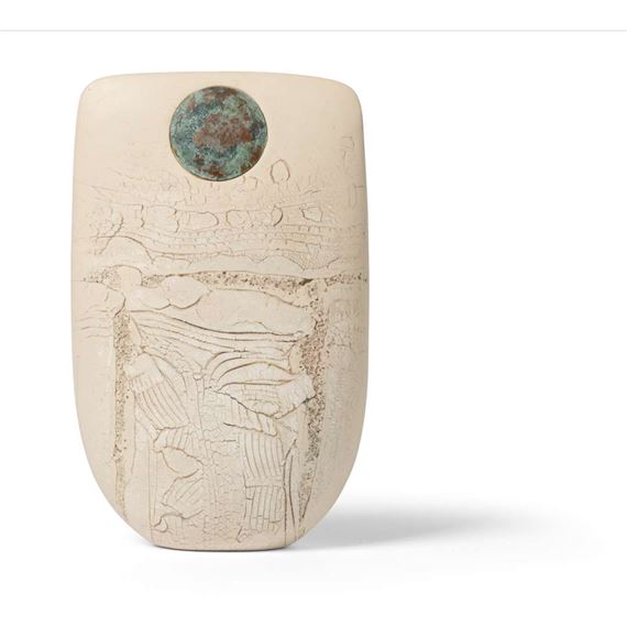 BOW WITH BLUE DISC, 1994 by Peter Hayes, 1994