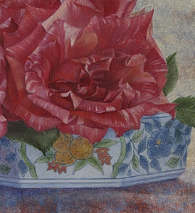 Artwork by Akiyoshi Takada, rose, Made of oil on canvas