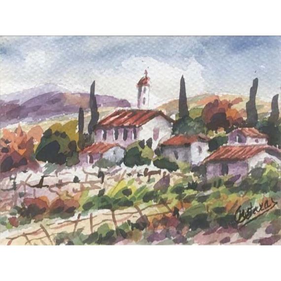 Villagescape by Hristos Metaxas