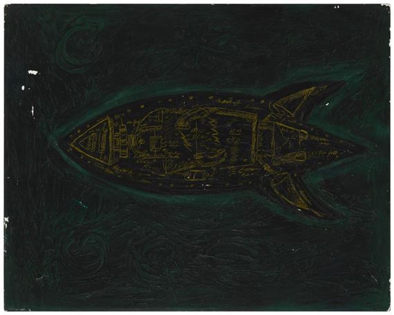 Abstracted rocket ship - Cat Butler