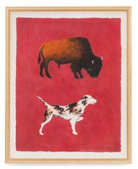 Bison and Dog - William Dunlap