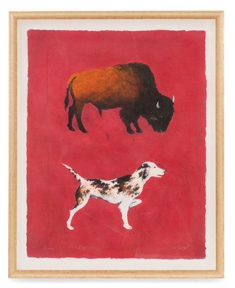Bison and Dog - William Dunlap