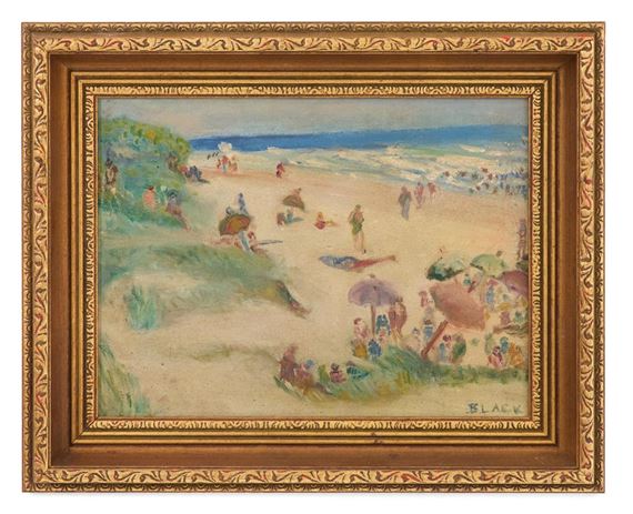 A Day at the Beach by Julia Conroy Michel Black