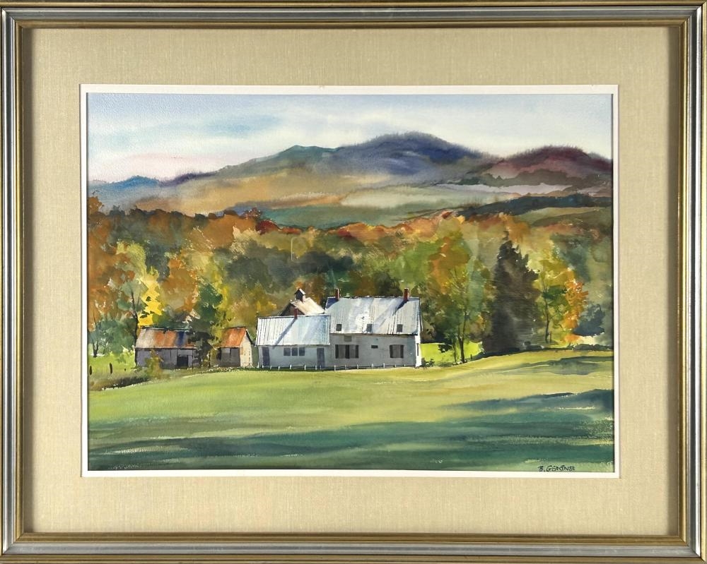 Artwork by Bernard Gerstner, Vermont Fall, Made of Watercolor on paper