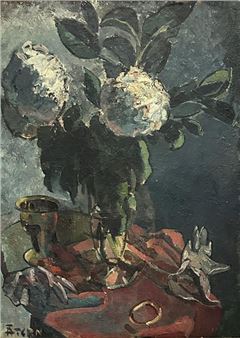 Still life with flowers - Arno Stern