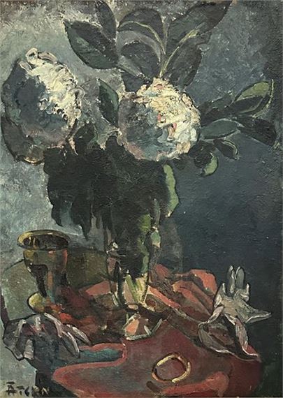 Still life with flowers - Arno Stern