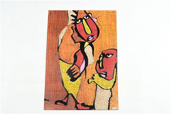 femme et enfant by Gérard Sendrey, datée 95