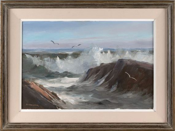 Bass Rocks, Gloucester, Mass by Robert C. Benham