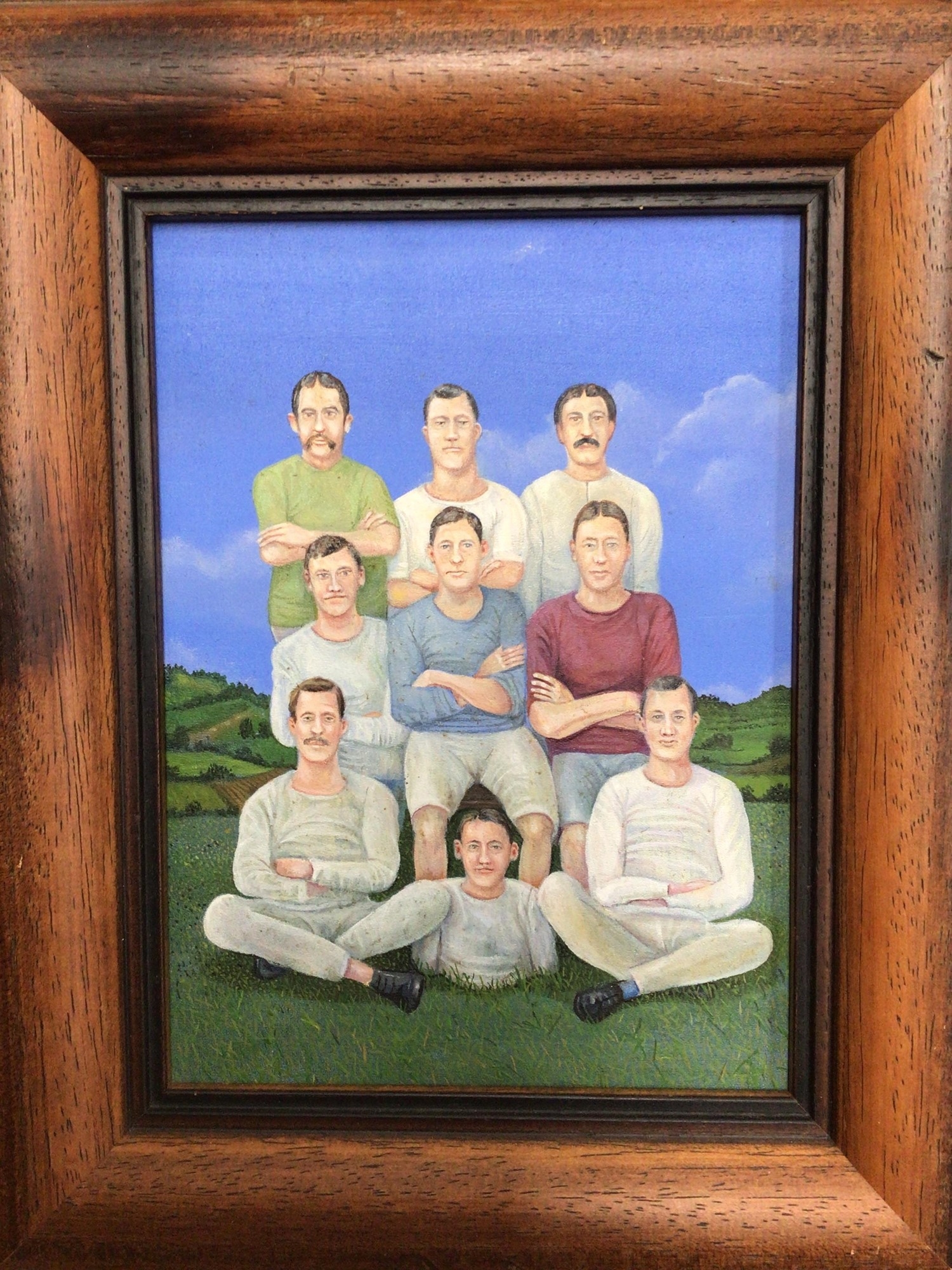 Artwork by James Grainger, The Solitude of Anticipation, Made of oil on board