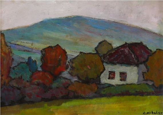 House at the Foot of the Hill by Constantin Mihalcea Braga