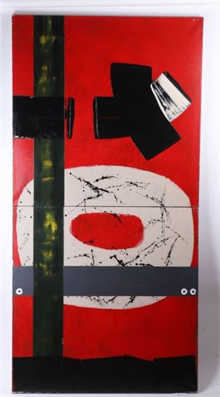 COMPOSITION EN DIPTYQUE by Marc Loiseau, dated 2010