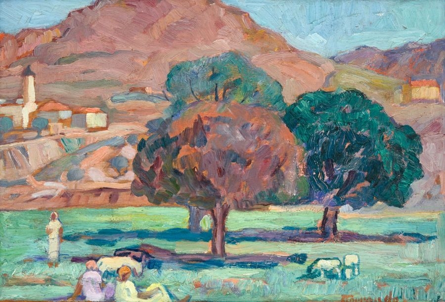 Augustin Ferrando | Augustin FERRANDO (1880-1957) Shepherdesses and ...