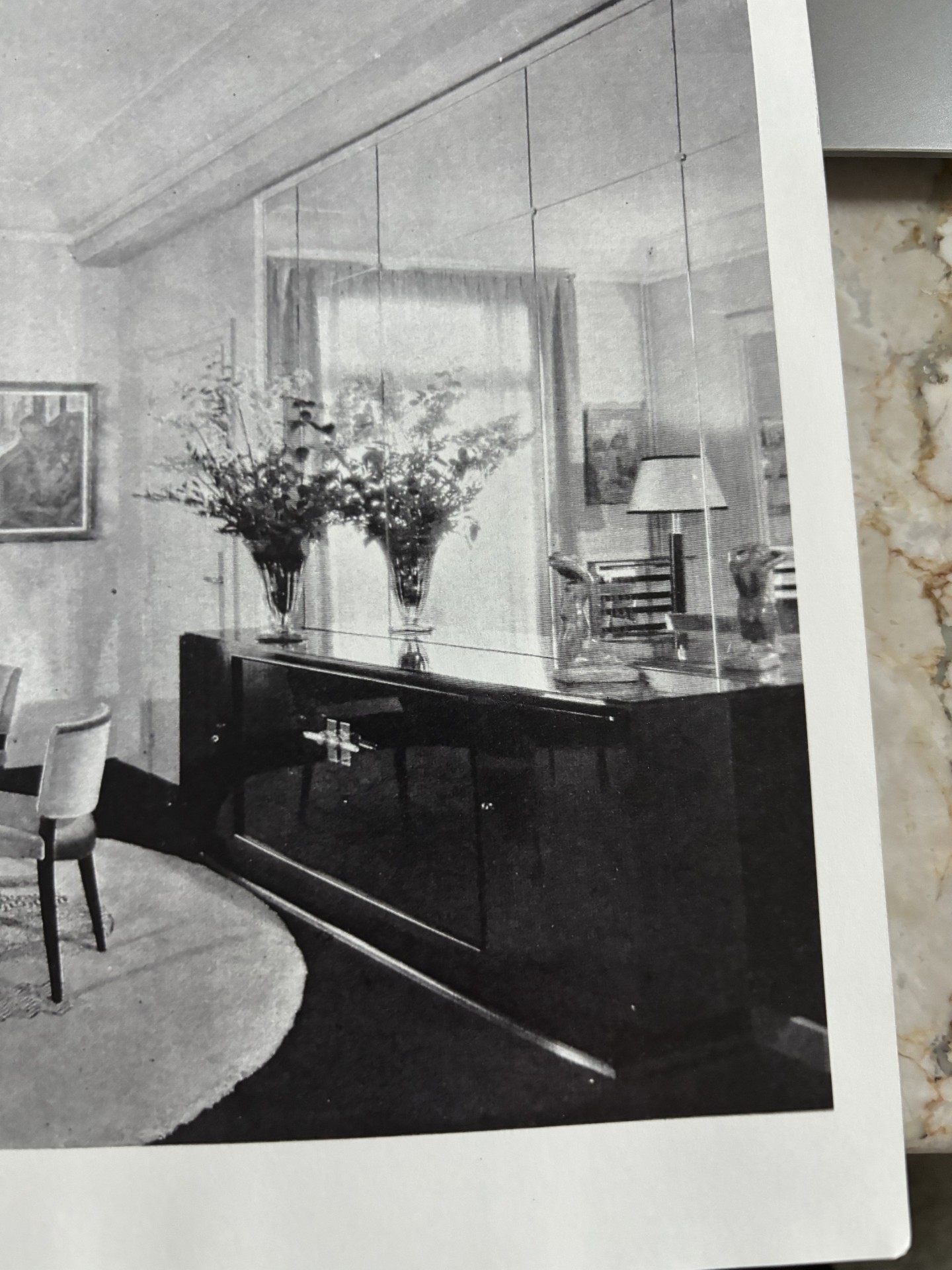 Artwork by Jules Leleu, Brazilian rosewood sideboard or buffet by, Made of brazilian rosewood