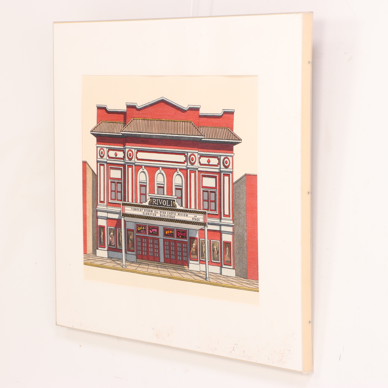 Allen Koss | Rivoli depicting the old New York theater oil and ...
