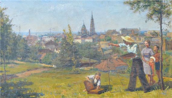 Kharkov landscape by Ivan Nikolaevich Shulga