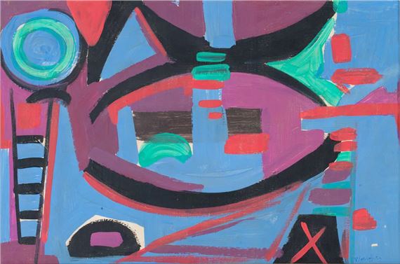 Absrtract by Emerson S. Woelffer, 1950