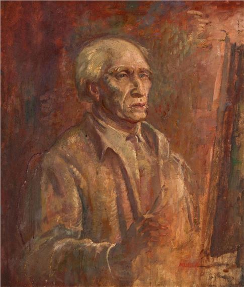 Arthur Murch | Portrait of Lloyd Rees, c1960/70s | MutualArt