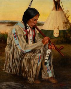 Henry Metzger | The Ceremonial Pipe | MutualArt